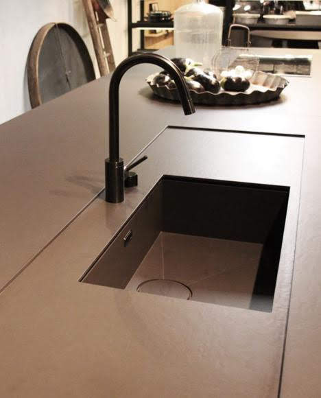 Cucchiaio Da Cucina Piano Fiore Anthracite | Utensile Da Cucina Elegante E Funzionale